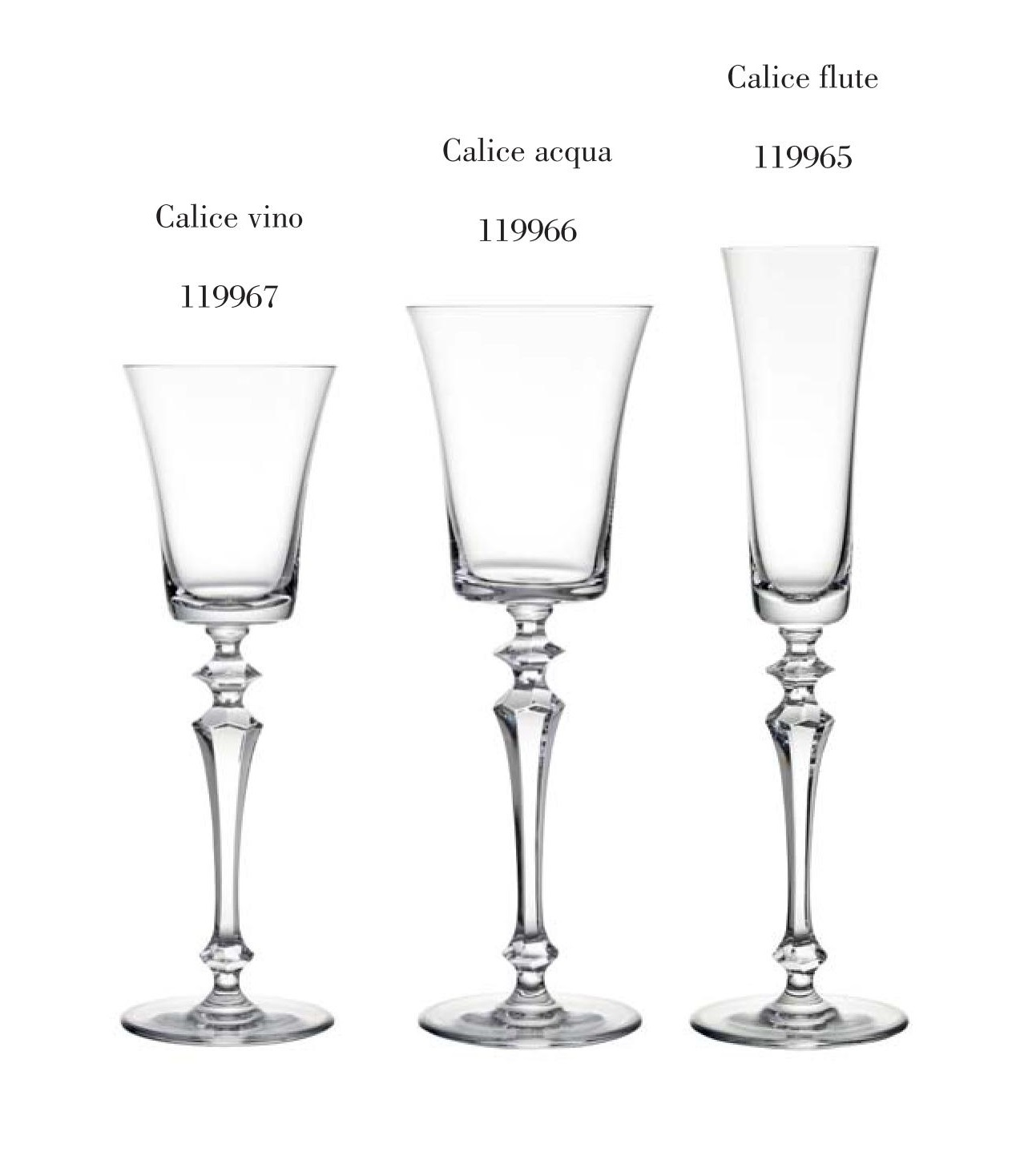 ROGASKA - Servizio bicchieri in cristallo SOFIA 38 pz